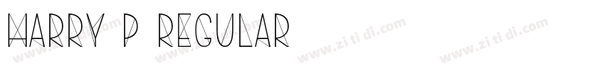 Harry P Regular字体转换